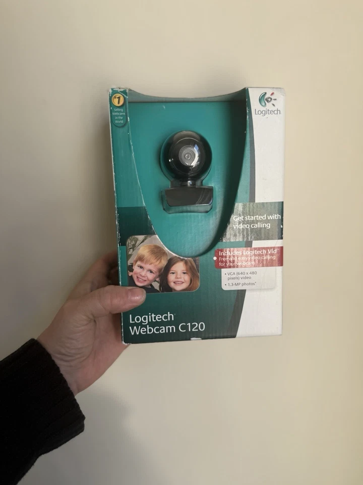 Logitech C120 Webcam New & Sealed In Box- Damage To The Box - Image 1 of 4