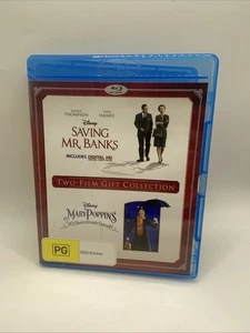 Saving Mr Banks / Mary Poppins - 50th Anniversary (BLU-RAY, 2014) VGC REGION 0 - Picture 1 of 4