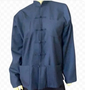 SHANGHAI TANG NAVY HOT PINK SILK LINING JACKET - Picture 1 of 7