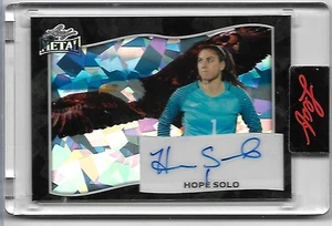 1/1 Hope Solo 2025 Hoja Metal Día de la Independencia Águila Calva Cristales Negros 1/1 - Imagen 1 de 1
