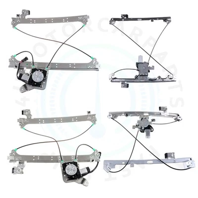Set of 4 Power Window Regulators For Chevy Avalanche 1500 2002 03-2006 w/ Motor - Image 1 of 4