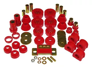 Prothane 67-72 Chevy C10 2WD Pickup TOTAL Complete Suspension Bushing Kit Red - Picture 1 of 2