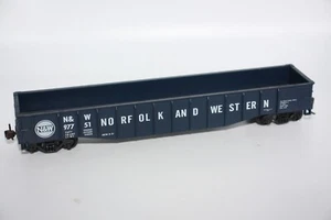 Gondola Athearn Norfolk and Western scala HO blu N&W 97751 COSTRUITA - Foto 1 di 10