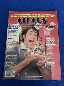 CIRCUS Sept 1976 Chevy Chase HEEP Hall & Oates Chicago KISS Starz ZZ TOP Skynard - Imagen 1 de 10
