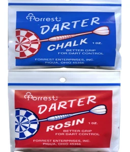 Darter Rosin Chalk Better Grip For Hands Darters 1oz Forrest - Picture 1 of 1