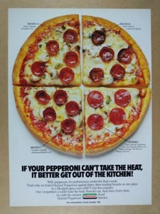 Hormel Foodservice Pepperoni 1985 anuncio impreso vintage - Imagen 1 de 1