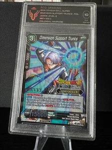 Dragon Ball Super Card Game | Dimension Support Trunks Judge LVL 2 | GEM MINT 10 - Picture 1 of 2
