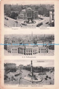 R716991 Deutsches Volkstheater Hotel Holler K K Hofburgtheater P Leclerc Wien Bi - Imagen 1 de 4