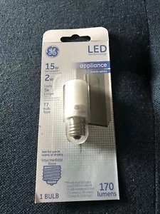 GE T7 Appliance LED Bulb 170 Lumens 2w 15w Replacement Warm White Part 13974 - Picture 1 of 3