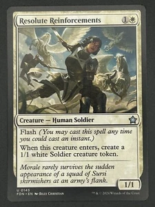 Resolute Reinforcements - Foundations - Magic the Gathering (MTG) #145 - Picture 1 of 2