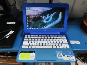 HP Stream 11-D001DX 11.6" Intel Celeron N2840 Netbook Blue w/Charger - Picture 1 of 5
