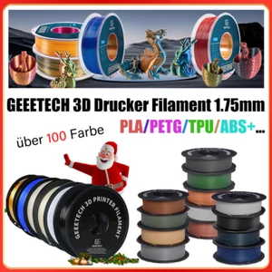Geeetech Filament do drukarki 3D 1,75 mm 1 kg / rolka PLA / PETG / TPU / ABS + / jedwab / HS-PLA - Zdjęcie 1 z 152