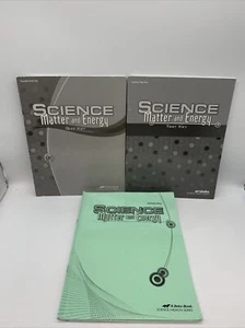 Abeka 9th Grade Science Matter & Energy Quiz, Tests & Text Teacher Answer Keys - Picture 1 of 7