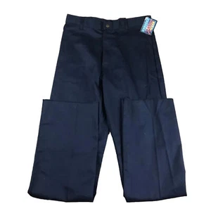 Boy Scouts Of America Pants Adult 22 Blue Uniform Unfinished Hem Waist 31 NWT - Picture 1 of 15