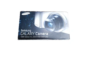 Samsung Galaxy Camera 16MP 21x Optical Zoom – White EK-GC 100 WiFi + 3G - Picture 1 of 5