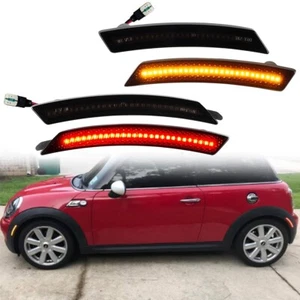 For Mini Cooper R55 R56 R57 R58 R59 Front Rear LED Side Marker Light Amber & Red - Picture 1 of 14