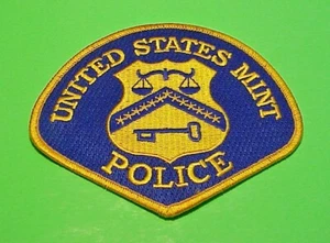 UNITED STATES  MINT  POLICE PATCH  4 3/4" x 4"  FREE SHIPPING!!! - Picture 1 of 1