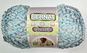 1 Sk Bernat Baby's Breath BABY POWDER Light Blue Boucle #6 Yarn 3.5 oz 108 yds - Picture 1 of 5