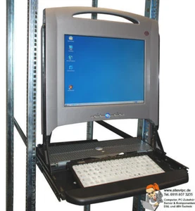 Schön&bequem! Extendable TFT Dell-Monitor &tastatur Console For Server Tower MM - Picture 1 of 1