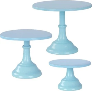 3 Pcs Cake Stand, White Cake Stand Set Disc Diameter 8" 10" 12", Perfect Dessert - Picture 1 of 4
