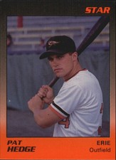 1989 Erie Orioles Star #5 Pat Hedge - NM-MT