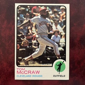 1973 Topps Set TOM MCCRAW #86 CLEVELAND INDIANS - NM/MINT *HIGH GRADE* - Picture 1 of 2