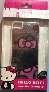 HELLO KITTY iPHONE 5 CASE Sleek Profile Hardshell Phone Protector Pink NEW - Picture 1 of 3