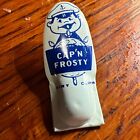 Vintage Advertising Cap'N Frosty Dairy Clipper Clicker Tin Noisemaker Toys