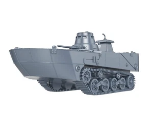 JAPAN WWII - TYPE 2 KA-MI (amphibious) - 1/56 1/72 1/87 1/100 3D PRINTED - Picture 1 of 5