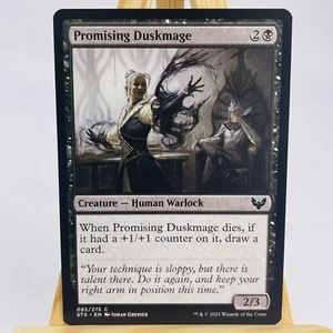 MTG Promising Duskmage Strixhaven: School of Mages 085/275 Regular Common - Picture 1 of 2