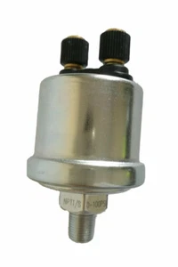 Oil Pressure Sender 0-100 psi 240-33 ohms w/11 psi Low Alarm Switch 1/8”-27 NPT - Picture 1 of 7