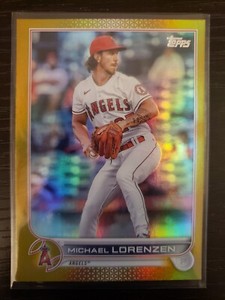 2022 Update Base Gold Foil #US84 Michael Lorenzen - Angels