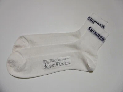  Calcetines de ciclismo Shimano 50 % lana 1 par talla 12 hechos en Italia nuevos Foto 1 de 2