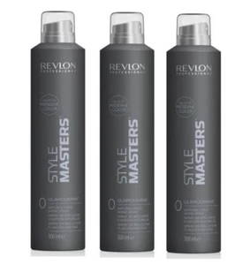 Revlon Style Masters Glamourama 0 Natural Hold Shine Spray 300ml Pack of 3 - Picture 1 of 2