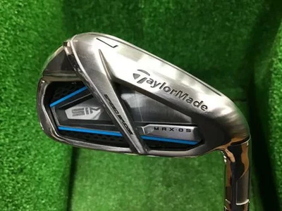 TaylorMade SIM MAX OS Iron Set 6-9,Pw,Aw 6pc Flex Stiff TENSEI BLUE TM60 - Image 1 of 4
