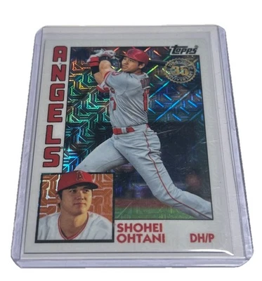 Tarjeta del 35 aniversario Shohei Ohtani 2019 Mojo Refractor 1984 #T84U-2 Angels Foto 1 de 2
