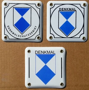 Monumento reserva monumental cartel cartel monumental esmalte cartel esmaltado 10 x 10 cm - Imagen 1 de 4