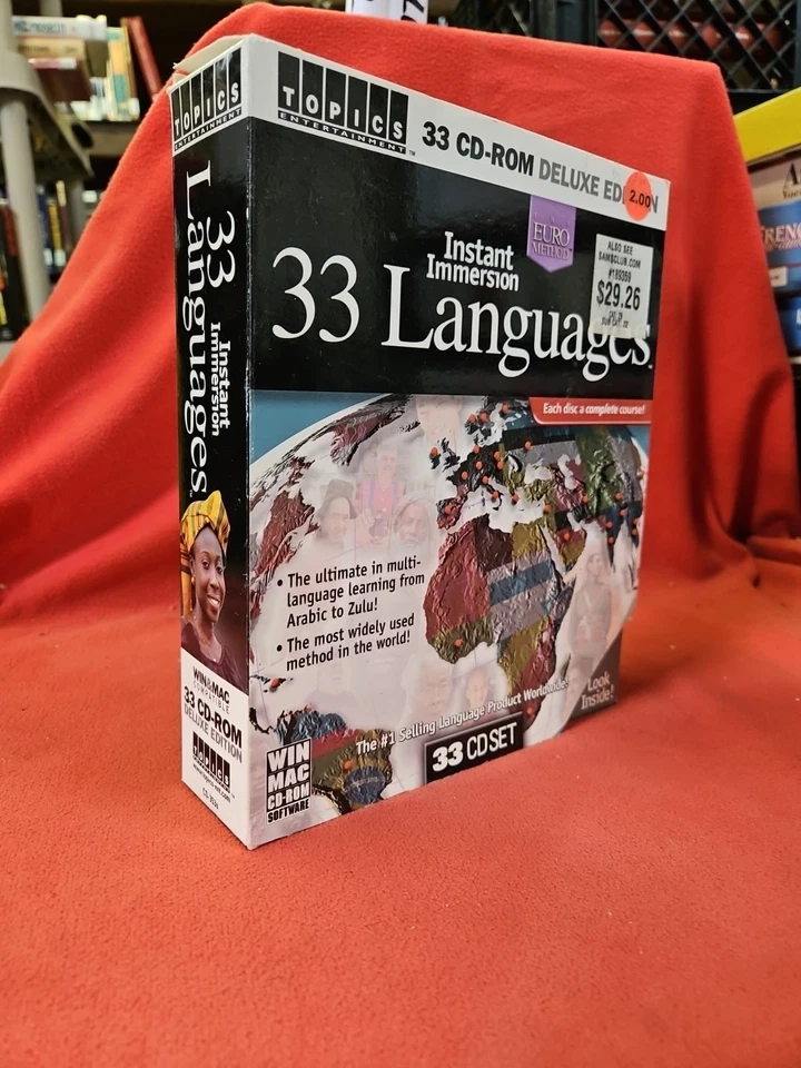 The Euro Method Instant Immersion 33 Languages (33 CD Set) Deluxe Edition - Image 1 of 4