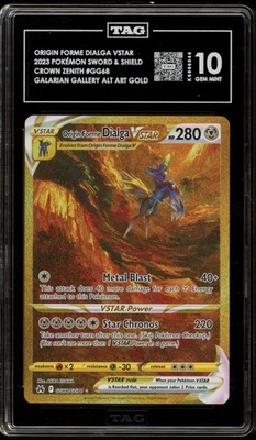 Pokemon Origin Forme Dialga VSTAR Crown Zenith Secret Rare Full Art #GG68 TAG 10 - Image 1 of 2
