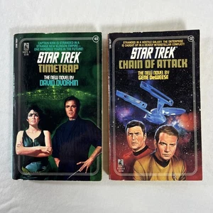 Star Trek - First Edition - 1987 + 1988 - Pocket Books - Set of Two - Picture 1 of 9