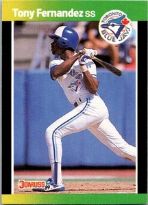 1989 Donruss Baseball's Best #48 Tony Fernandez - Picture 1 of 2