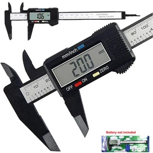 6" 0-150mm LED Digital Caliper Vernier Micrometer Electronic Ruler Gauge Meter - Picture 1 of 12