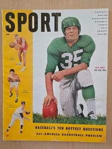 SPORT Magazine - January 1955 - Pete Pihos Cover         H - Picture 1 of 3