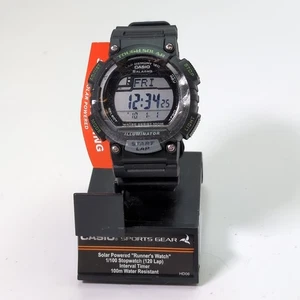 CASIO STL-S100H-1AVCF Tough Solar Power WR100m Lap Memory World Time Watch - Picture 1 of 5