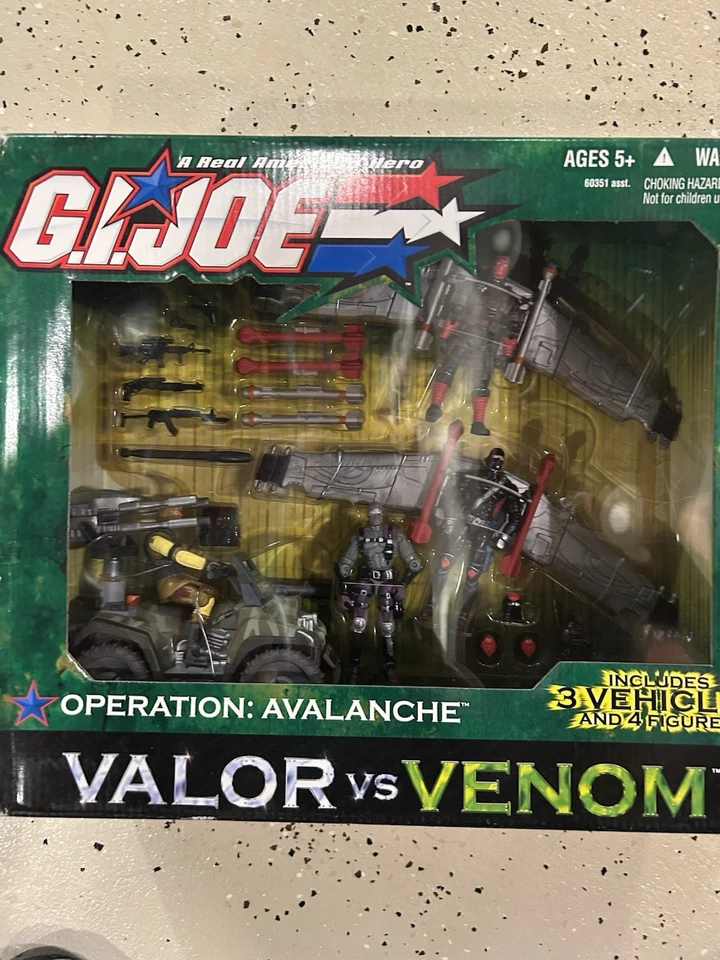 GI Joe Operation: Avalanche Valor vs Venom Sellado NUEVO en Caja Exclusivo de Kmart Foto 1 de 1