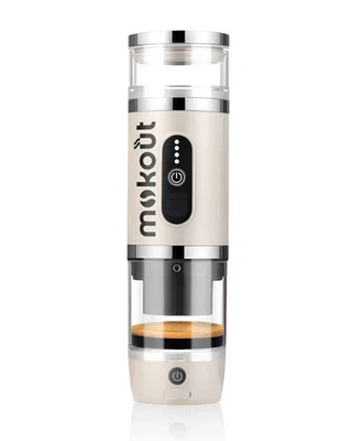 Macchinetta da caffè Portatile Mokout 3in1 capsule o macinato Con Cappuccinatore - Immagine 1 di 3