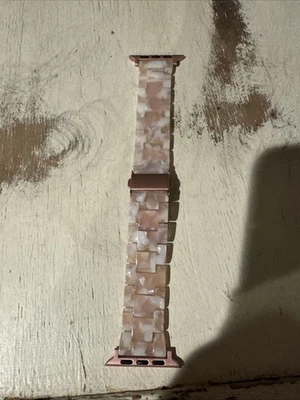 Correa de reloj de resina correa de reloj pulsera de mujer diseño jaspeado joyería 7 pulgadas Foto 1 de 4