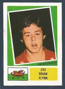 FKS 1978-ARGENTINA 78 - #293-GALES Y LEEDS UNITED-BURNLEY-BRIAN FLYNN - Imagen 1 de 1