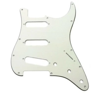 Parchment Stratocaster SSS Pickguard 11 Hole 3 Ply for USA style Strat Guitar - Bild 1 von 3