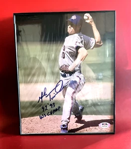 Mike Timlin Signed Photo 8x10" Framed - PSA Authenticated - Picture 1 of 3